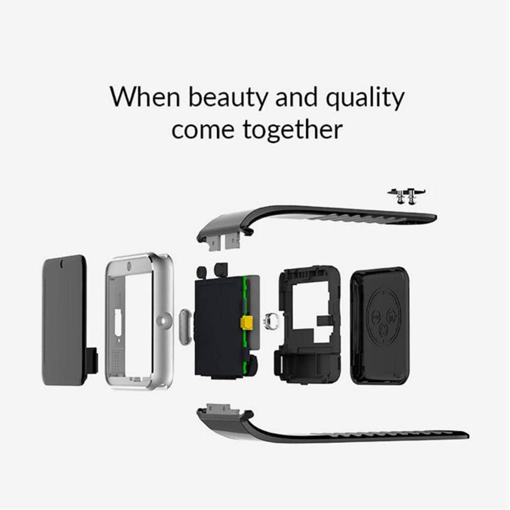 Smart Watches, GT08 Bluetooth Touch Screen Bluetooth Wristwatch with Camera/SIM Card Slot/Pedometer Analysis/Sleep Monitoring for Android (Full Functions)