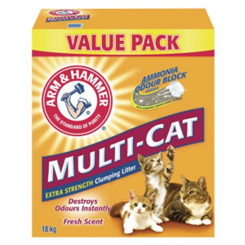 Arm & Hammer 04119 Multi-Cat Strength Clumping Litter 18 Kg