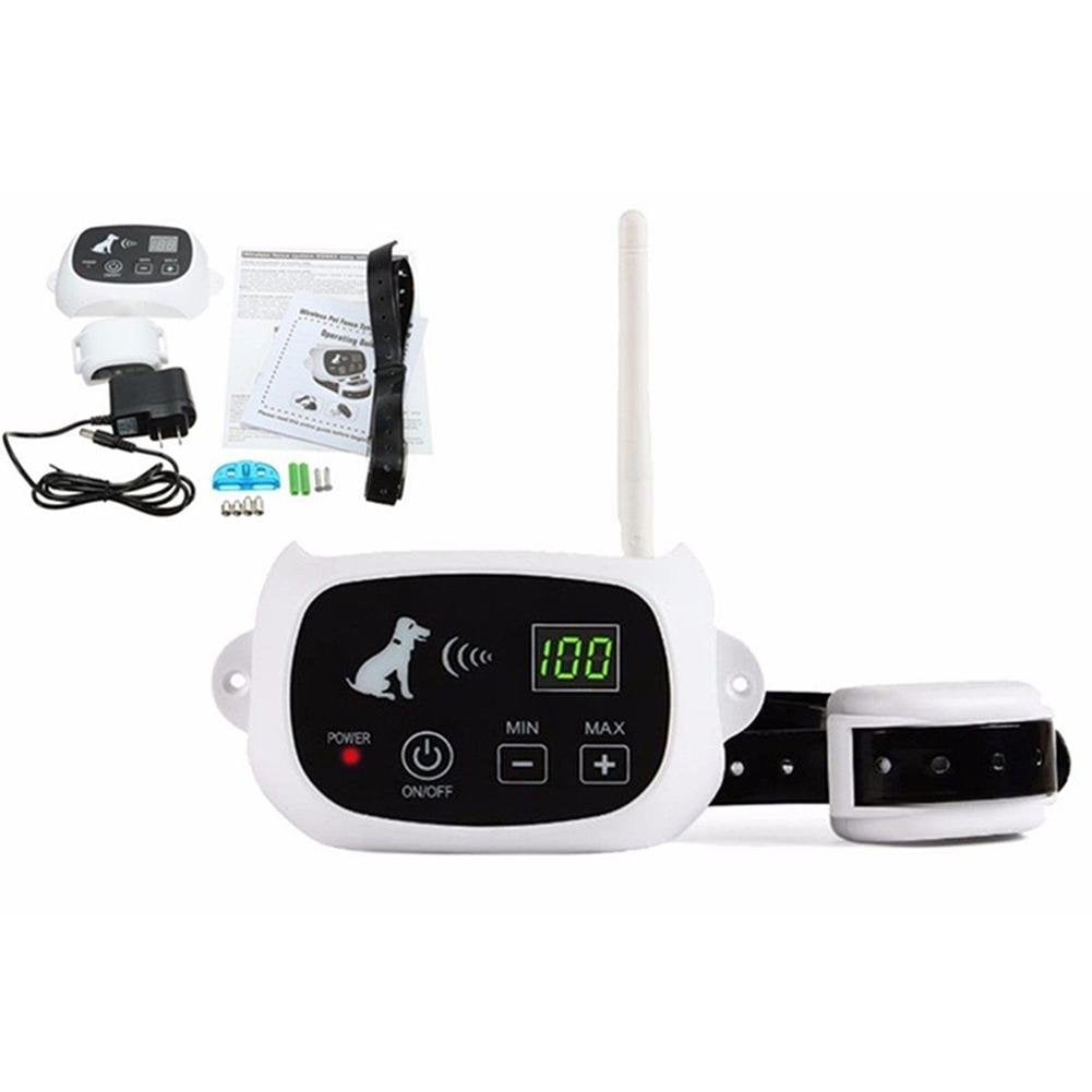 TR.OD Wireless Rechargeable 2 Dog Fence No-Wire Pet Containment System Waterproof