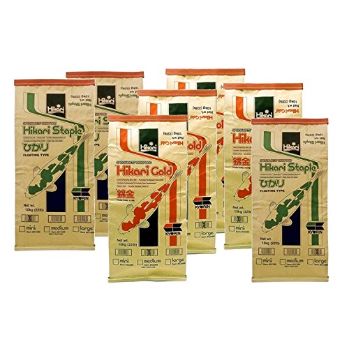 Gift Basket Hikari Gold and Staple Koi/Pond Fish Food 22 LB