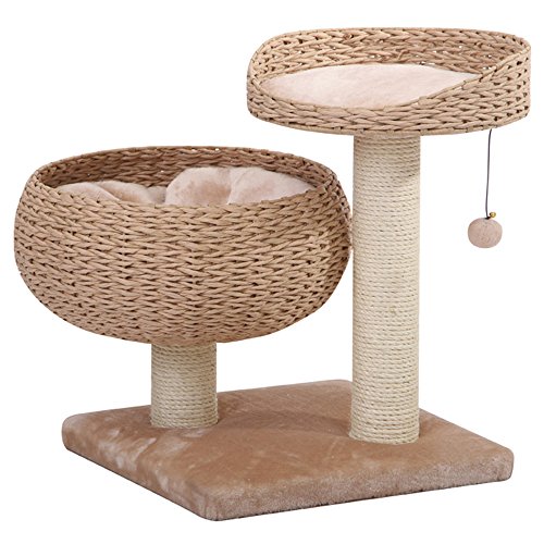 PetPals Group 49001 Cozy Perch Bed and Sisal Post