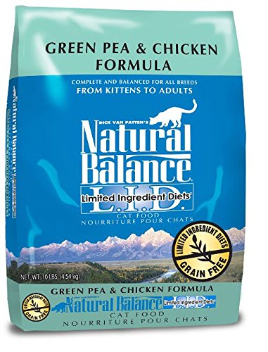 Natural Balance 517 Pea and Chicken Formula Dry Cat Food 10LB