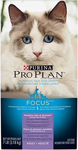 Purina Pro Plan 21306 Focus Sensitive Skin and Stomach Herring Cat Food 3.18KG