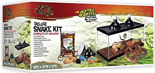 Zilla 28001 Snake Kit Long 20Gallon 30x12x12