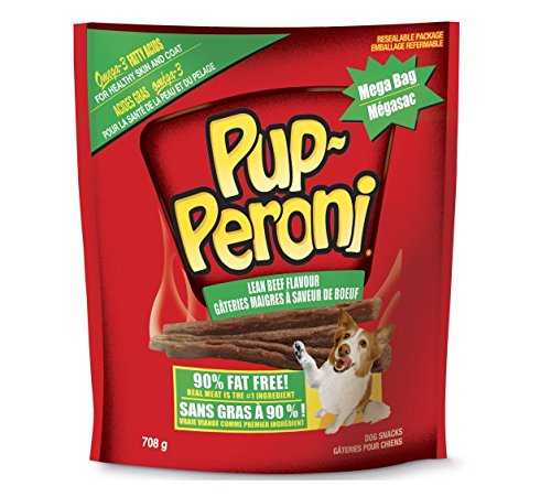 Delmonte 87516 Pup-Peroni Lean Beef Flavour pour chiens (Mega 708 GM)