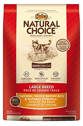 Nutro Natural Choice 10106560 Grande race Poulet, riz et farine d'avoine Aliments pour chiens de 6,81 kg