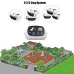 Wireless Dog Fence System with Rechargeable Transmitter and Rechargeable Collar Receiver - Safe & Easy Install WiFi Radio Electric Dog Fence