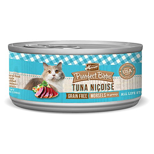 Merrick Purrfect Bistro Grain Free Tuna Nicoise Wet Cat Food, Case of 24, 5.5 oz