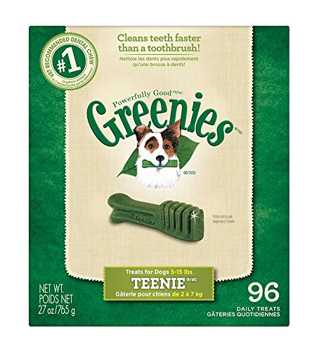 Greenies Dental Chews for Dogs, Teenie Pack, 96 Chews