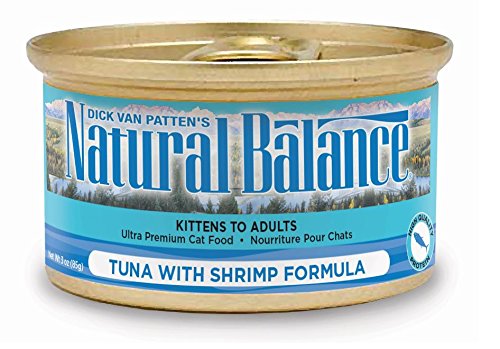 Natural Balance 53256 Tuna With Shrimp Canned Cat Food (24/3 Oz)