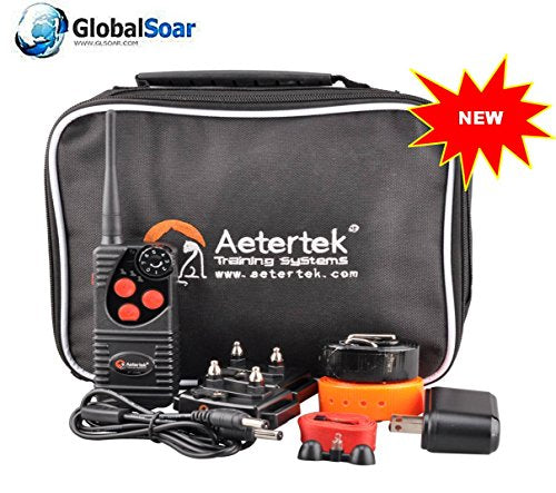 Aetertek 216D-550S-2 600 Yard 2 Dog Training Anti Bark&Waterproof Collar