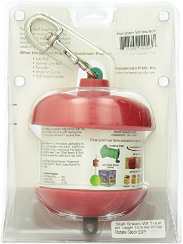 Horsemen's Pride Stall Snack Holder with Peppermint flavored refill