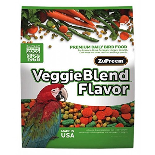 Zupreem BB3363 Veggieblend Avian Diet Medium and Large Bird Food 17.5lb