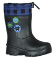 Naturmania Nat's SM1343 Isulated Eva Boots (Black Pixel, 13)