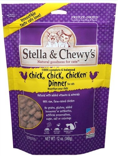 Stella & Chewys Cat Chick Chick Chicken Freeze Dried Dinner 24 x 0.8oz