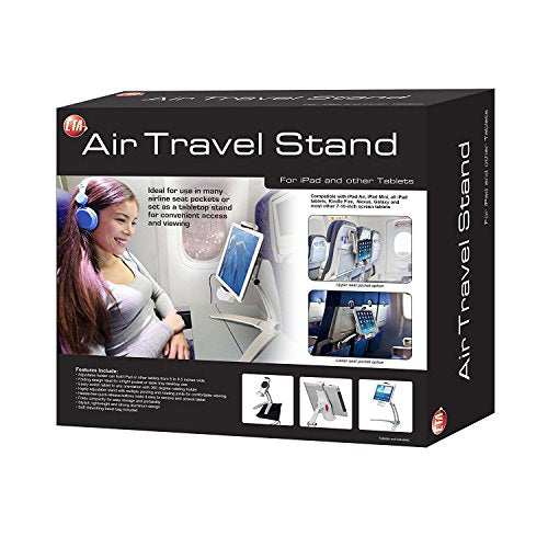 CTA Digital PAD-TSA Air Travel Universal Mount Stand for iPad & Tablets 6 to 8.5" on a Side