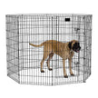 MidWest Exercise Pen With Door in Black Finish