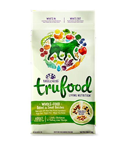 Wellness TruFood Lamb, Chickpea and Turkey Liver Recipe Baked Adult Dry Dog Food (18LB)