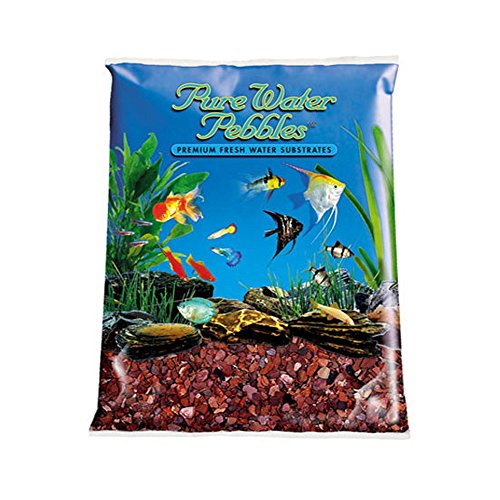 Worldwide Imports AA3755 Pure Water Pebbles Natural Aquarium Gravel (Pink Flamingo, 5lb x 10pc)