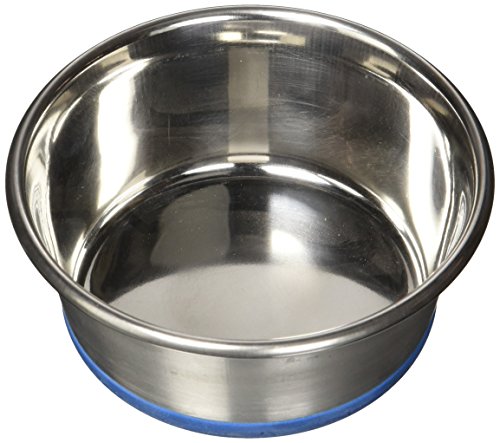 Our Pets Premium DuraPet Dog Bowl .75pt, Stainless Steel, 4.7" x 4.7" x 2"