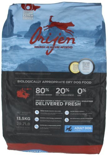 Orijen Formule adulte sans céréales Aliments à chiens secs 29,7 lbs
