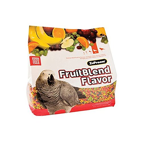 ZuPreem BB3318B FruitBlend With Natural Fruit Flavors Bird Food (Med/Large - 35 lbs)