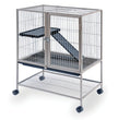 Produits pour animaux de compagnie PRIVANTS CAGE FERRET FERRET avec support, 25 pouces par 17,125 pouces par 34 pouces, Coco Brown