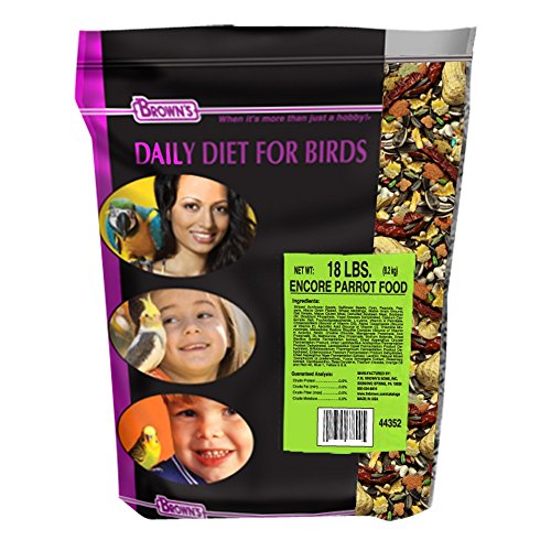 FM Browns BB0838 Encore Premium Parrot Food 18 lb