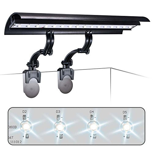 Wave Point 01118 Micro Sun LED High Output Clamp Light 10000k Daylight 16W 12in