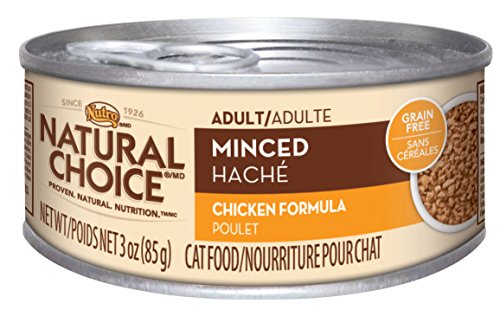 Nutro Natural Choice 10102085 Minced Chicken Adult Cat Food 24/3OZ