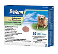 D-Worm 100510536 Dog Dewormer Chewable Tablets For Large Dogs