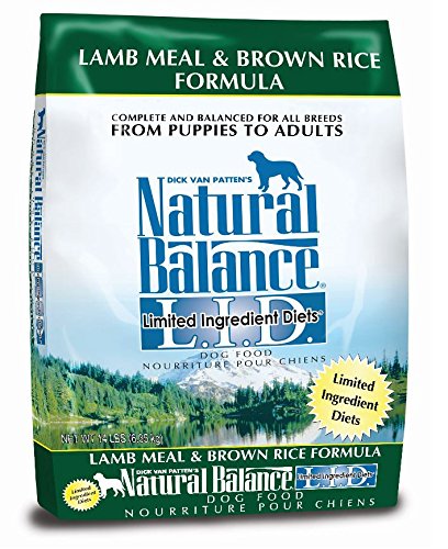 Natural Balance 42059 LID Lamb & Brown Rice Dog Food 14LB