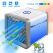 Personal Space Cooler 3-in-1 Evaporative Air Conditioner, Humidifier, Air Purifier. 3 Fan Speeds, 4 Foot Cooling Area. Portable for Bedroom, Work, Outdoors. USB or Conventional for Energy Savings By T