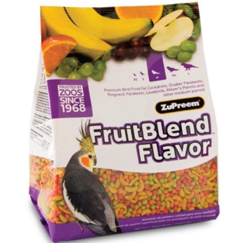 ZuPreem 82350 Fruitblend Flavor Bird Food 35lb (Medium)