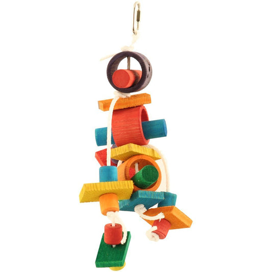 Zoo Max DUS390 Cinnamon Roll 12in x 4in Medium Bird Toy