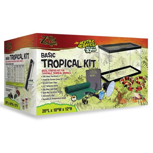 Zilla Basic Tropical Starter Kit Size 10