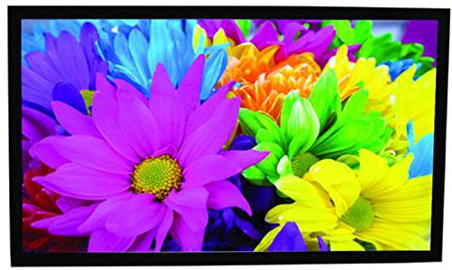 VFS VFS2120FS Grande série 120 po. Écran de projection blanc mat avec cadre en velours noir, TVH (16: 9)
