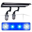 Wave Point 01119 Micro Sun LED High Output Clamp Light Blue & 10000k Daylight 16W 12in