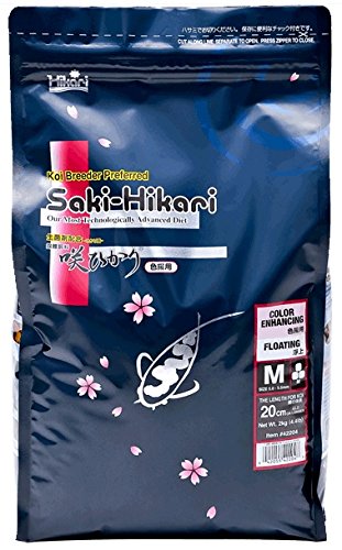 Saki Hikari 42204 Enhancing Color Koi Diet Medium 4.4 LB