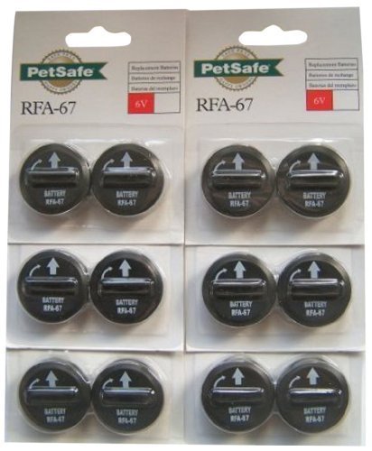 Pet Safe RFA-67D Batterie à 6 volts, économie, 6 packs, 12 batteries par A.C. Kerman - Produits pour animaux de compagnie [fournitures pour animaux de compagnie]