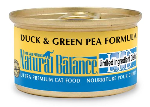 Natural Balance 53259 Pea and Duck Canned Cat Food 24/3 Oz