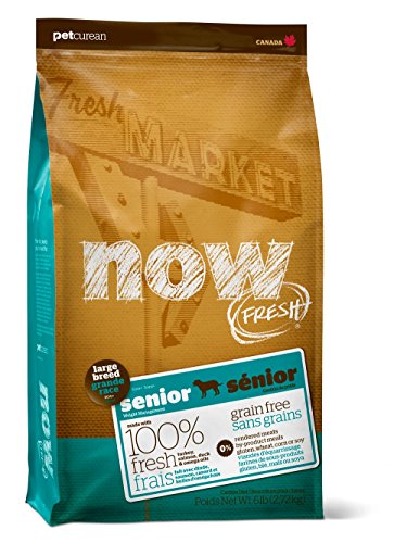 Petcurean 230-1606 Now Fresh Grain Free Large Breed Senior Food (6LB (4))