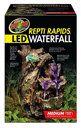 Zoo Med RR-24 Reptirapids LED Waterfall Wasfall Wood Medium