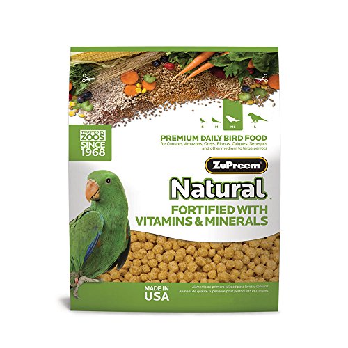 Zupreem BB3353 Large Parrots Maintenance Natural Bird Food 20lb