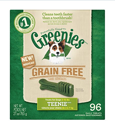 Greenies 10122358 Grain Free Dental Chews for Dogs 27OZ (96/Teenie)