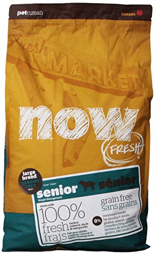Now! 152511 Fresh Grain Free Large Breed Senior Dog Food, 12-Pound Bag
