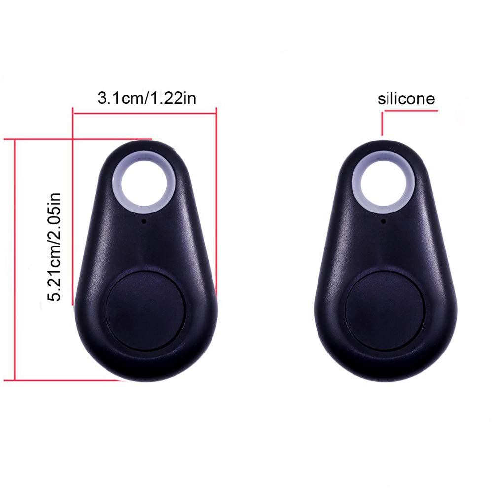Key Finder, Mini GPS Tracker Bluetooth 4.0 Car Anti Lost Device GPS Tracker Pet Car Surveillance Bicycle Mini Locator Key Fob Key Finder for Wallet Car Kid Pets