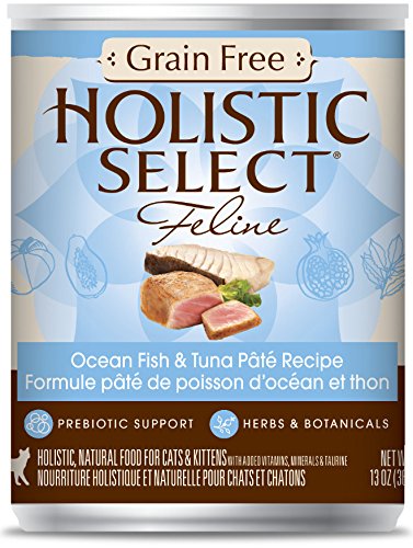 Holistic Select 47165 Grain Free Ocean Fish/Tuna Pate Food For Cat (12/13OZ)