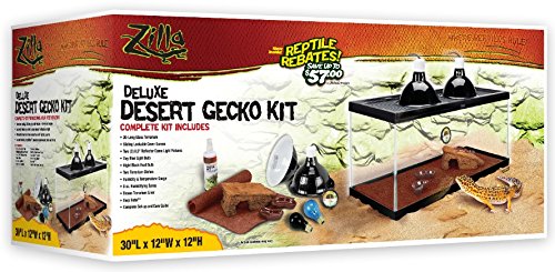 Zilla 28003 Leopard Gecko Kit Long 20Gallon 30x12x12