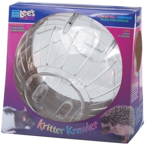 Lee's HH1979 Kritter Krawler Jumbo Exercise Ball 10-Inch Clear